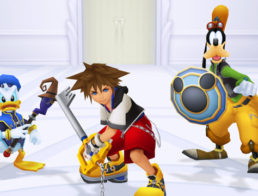 Picture of Sora from Kingdom Hearts, who is owned by Disney.dom Hear