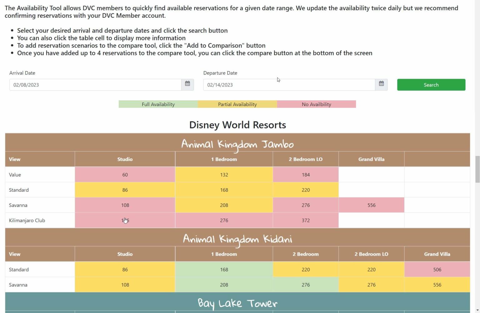 DVC Availability Tools, Charts & What You NEED to Know Mouse Life Today